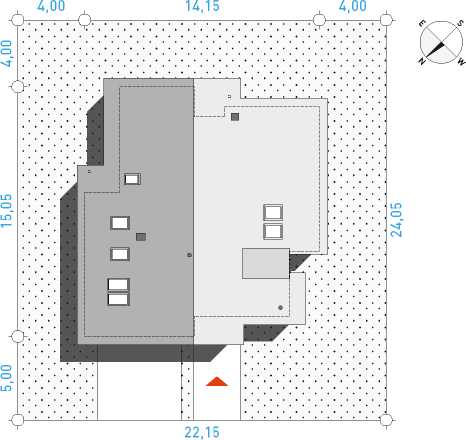 Doskonały 3 - Działka / Nasłonecznienie