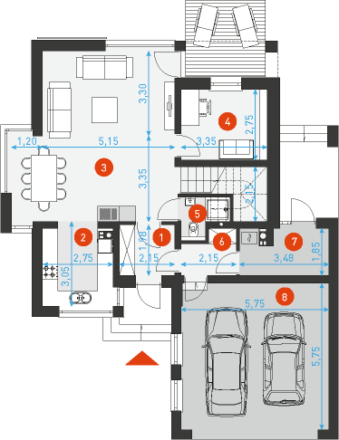 Praktyczny 2 - Rzut parteru