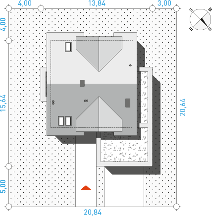 Praktyczny 2A - Działka / Nasłonecznienie