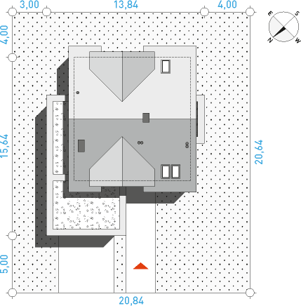 Praktyczny 2A - Działka / Nasłonecznienie