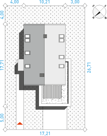 Prosty 3 - Działka / Nasłonecznienie